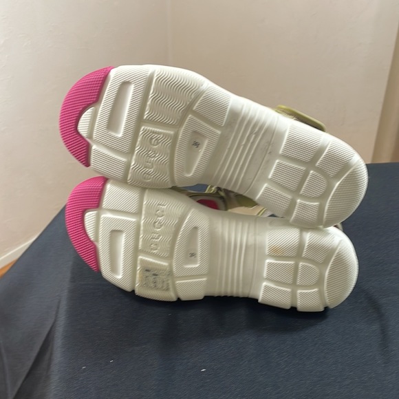 Mesh Fabric Tinsel Sport Sandals 6 Gucci - Picture 7 of 8